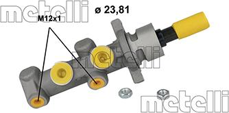 Metelli 05-0426 - Galvenais bremžu cilindrs ps1.lv