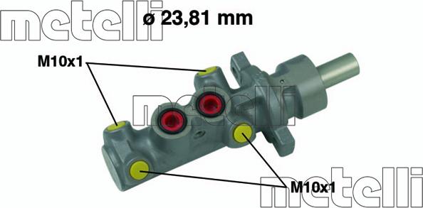 Metelli 05-0504 - Galvenais bremžu cilindrs ps1.lv