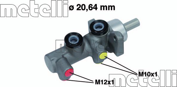 Metelli 05-0696 - Galvenais bremžu cilindrs ps1.lv