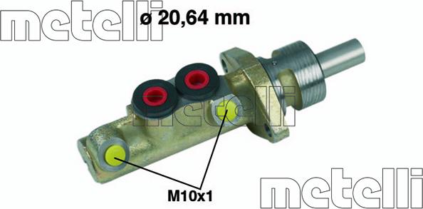 Metelli 05-0156 - Galvenais bremžu cilindrs ps1.lv