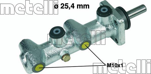 Metelli 05-0110 - Galvenais bremžu cilindrs ps1.lv