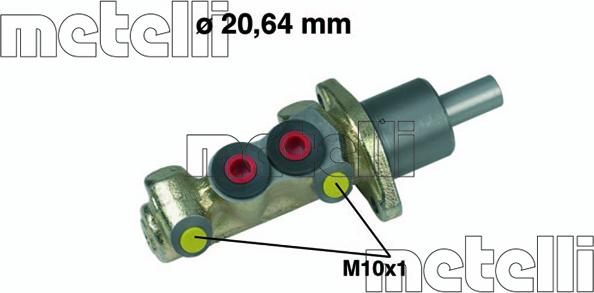 Metelli 05-0125 - Galvenais bremžu cilindrs ps1.lv