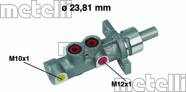 Metelli 05-0358 - Galvenais bremžu cilindrs ps1.lv