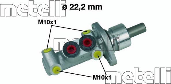 Metelli 05-0302 - Galvenais bremžu cilindrs ps1.lv