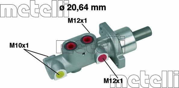 Metelli 05-0296 - Galvenais bremžu cilindrs ps1.lv