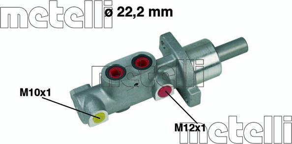 Metelli 05-0297 - Galvenais bremžu cilindrs ps1.lv