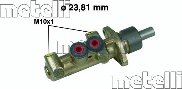 Metelli 05-0252 - Galvenais bremžu cilindrs ps1.lv