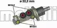 Metelli 05-0219 - Galvenais bremžu cilindrs ps1.lv