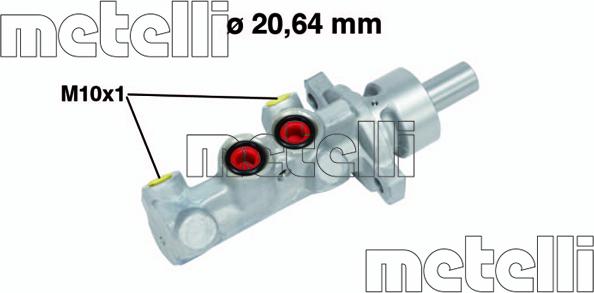 Metelli 05-0709 - Galvenais bremžu cilindrs ps1.lv