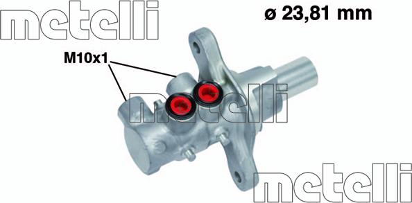 Metelli 05-0703 - Galvenais bremžu cilindrs ps1.lv