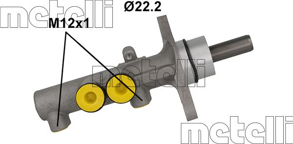 Metelli 05-1186 - Galvenais bremžu cilindrs ps1.lv