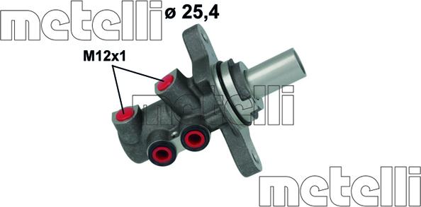 Metelli 05-1133 - Galvenais bremžu cilindrs ps1.lv