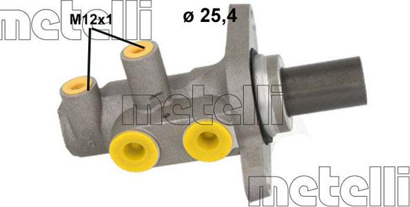 Metelli 05-1176 - Galvenais bremžu cilindrs ps1.lv