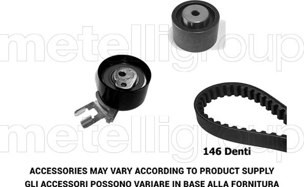 Metelli 29-0424 - Zobsiksnas komplekts ps1.lv