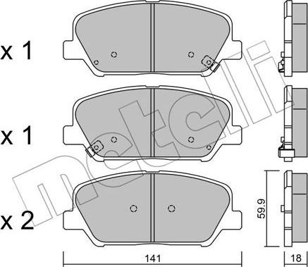 Metelli 22-0997-0 - Eļļas filtrs ps1.lv