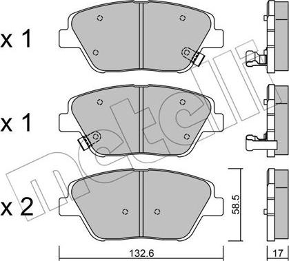 Metelli 22-0945-0 - Eļļas filtrs ps1.lv