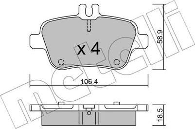 Metelli 22-0966-0 - Eļļas filtrs ps1.lv