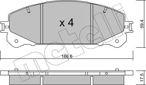 Metelli 22-0938-0 - Eļļas filtrs ps1.lv