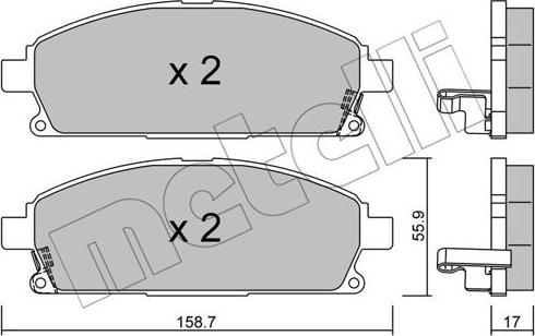 Metelli 22-0406-1 - Eļļas filtrs ps1.lv