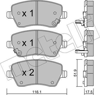 Metelli 22-0485-2 - Eļļas filtrs ps1.lv