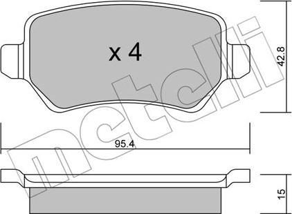 Metelli 22-0542-1 - Eļļas filtrs ps1.lv