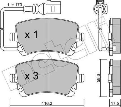 Metelli 22-0554-0 - Eļļas filtrs ps1.lv