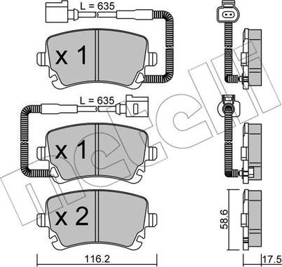 Metelli 22-0554-1 - Eļļas filtrs ps1.lv