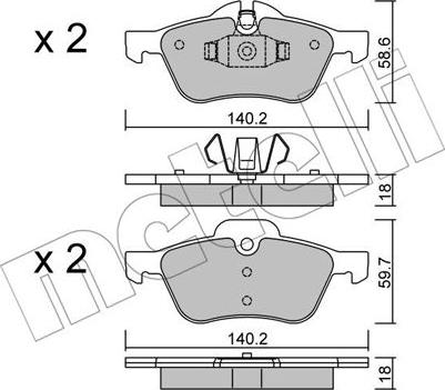 Metelli 22-0555-0 - Eļļas filtrs ps1.lv