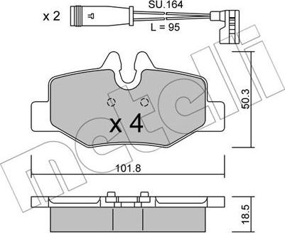 Metelli 22-0576-0K - Eļļas filtrs ps1.lv