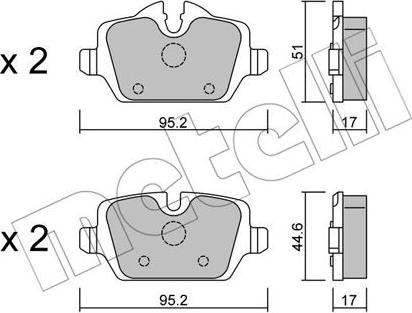 Metelli 22-0641-0 - Eļļas filtrs ps1.lv