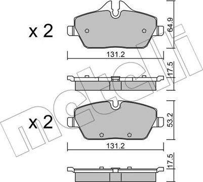 Metelli 22-0664-0 - Eļļas filtrs ps1.lv