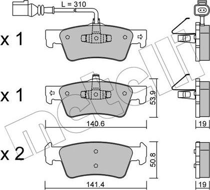 Metelli 22-0661-1 - Eļļas filtrs ps1.lv