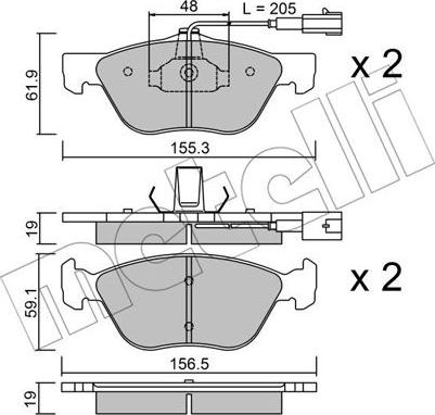 Metelli 22-0083-0 - Eļļas filtrs ps1.lv