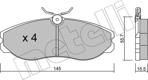 Metelli 22-0198-0 - Eļļas filtrs ps1.lv