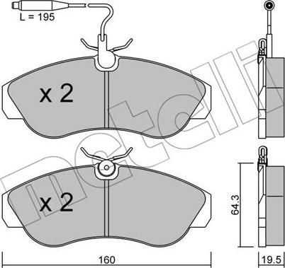 Metelli 22-0155-0 - Eļļas filtrs ps1.lv