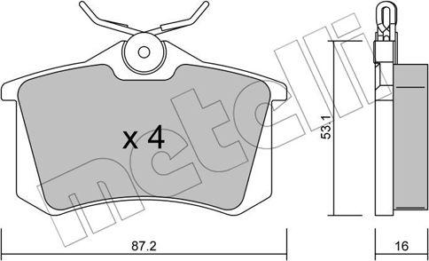 Metelli 22-0100-2 - Eļļas filtrs ps1.lv