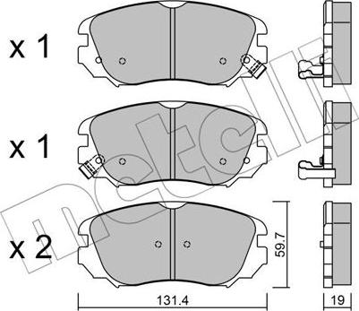 Metelli 22-0841-0 - Eļļas filtrs ps1.lv