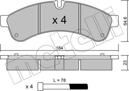 Metelli 22-0851-0 - Eļļas filtrs ps1.lv