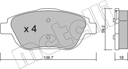 Metelli 22-0852-0 - Eļļas filtrs ps1.lv