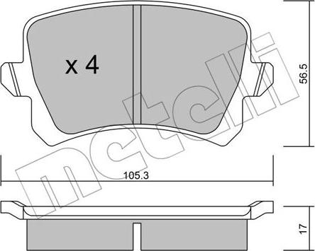 Metelli 22-0806-0 - Eļļas filtrs ps1.lv