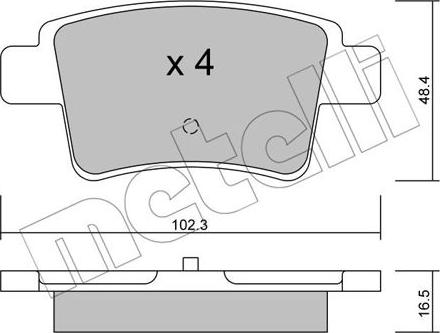 Metelli 22-0801-0 - Eļļas filtrs ps1.lv