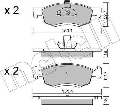 Metelli 22-0802-0 - Eļļas filtrs ps1.lv