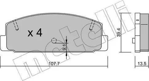 Sangsin Brake SP2028 - Bremžu uzliku kompl., Disku bremzes ps1.lv