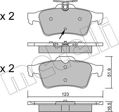 Metelli 22-0337-2 - Eļļas filtrs ps1.lv