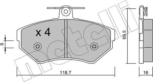 Metelli 22-0215-1 - Eļļas filtrs ps1.lv