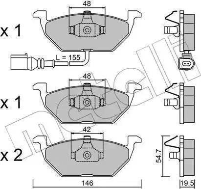 BOSCH 0 986 424 503 - Bremžu uzliku kompl., Disku bremzes ps1.lv