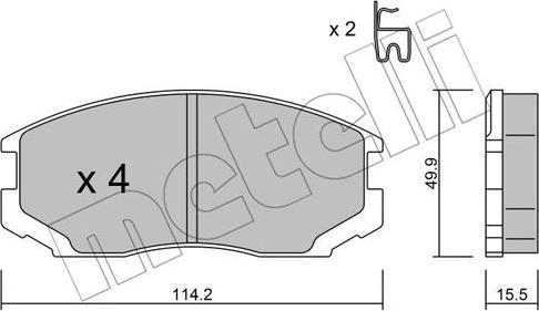 Metelli 22-0221-1 - Eļļas filtrs ps1.lv