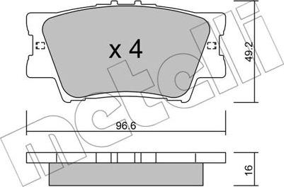 Metelli 22-0749-0 - Eļļas filtrs ps1.lv