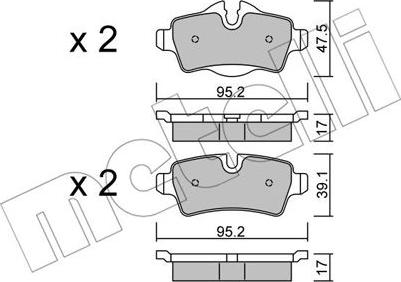 Metelli 22-0769-0 - Eļļas filtrs ps1.lv