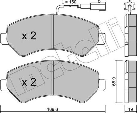 Metelli 22-0709-1 - Eļļas filtrs ps1.lv